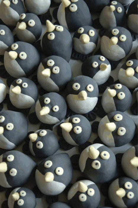 Photograph - Penguin sculptures