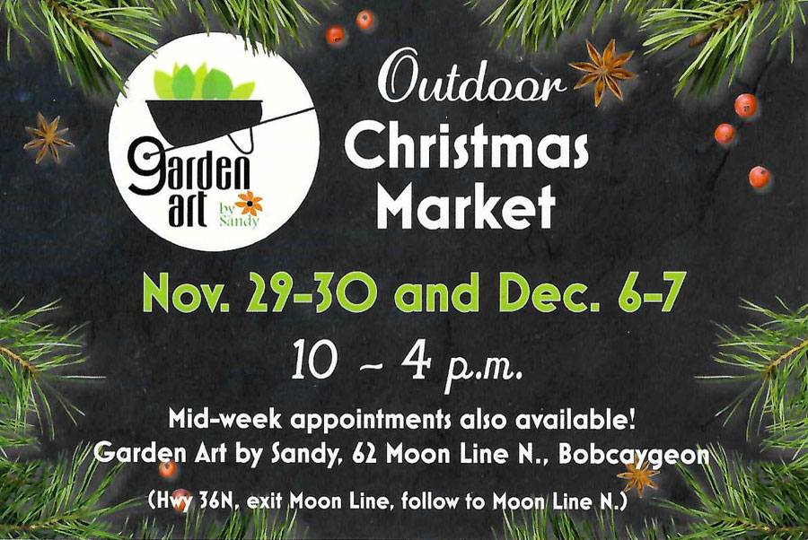 Christmas Market – Garden Art by Sandy Christmas Market - Garden Art by Sandy